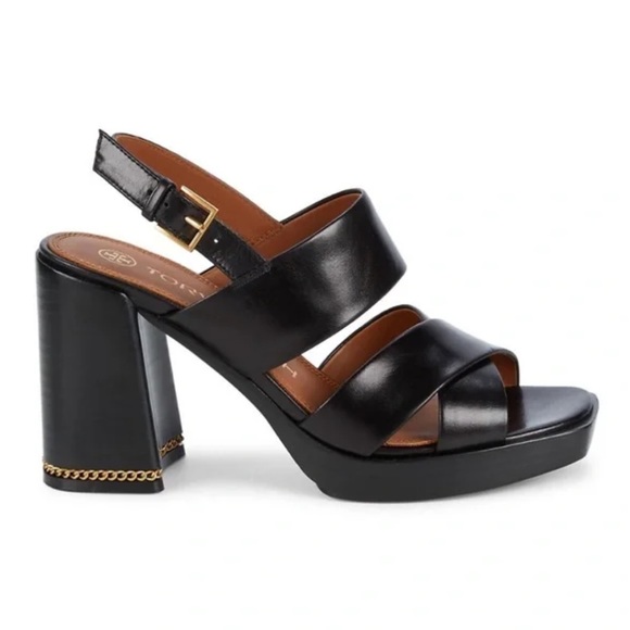 Tory Burch block heel sandals - Picture 2 of 2